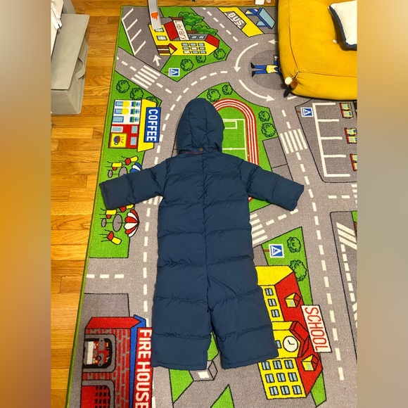 Ralph Lauren Dark Blue and Vibrant Orange Snowsuit - Picture 4 of 6